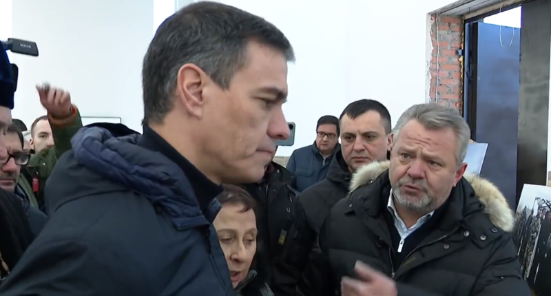 Педро Санчес в Ірпені і Бучі