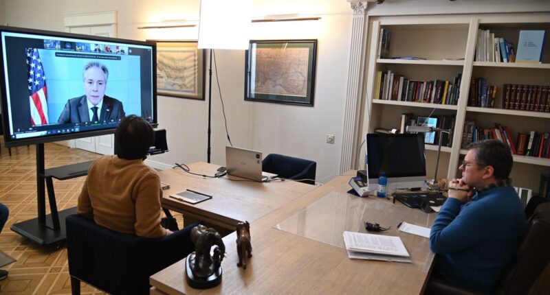 Дмитро Кулеба і Ентоні Блінкен