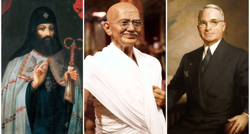 Петро Могила. Махатма Ганді, Гаррі Трумен