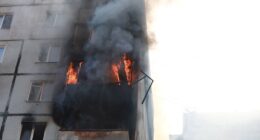 Наслідки ракетного обстрілу РФ в Запоріжжі