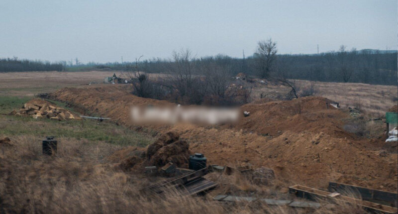 Лінія оборони РФ на Запоріжжі