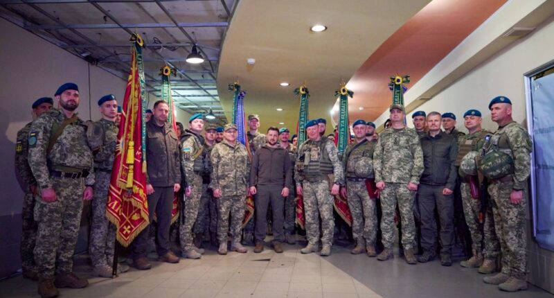 Володимир Зеленський на передовій у Вугледарі