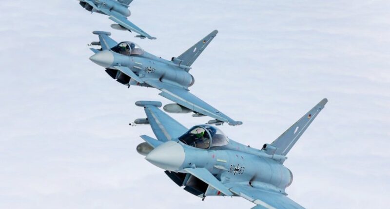 Британія хоче патрулювати небо україни Eurofighter Typhoon