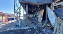 Обстріл Епіцентру в Херсоні