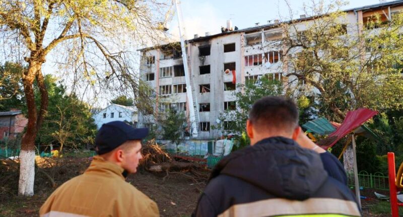 Наслідки обстрілу у Львові