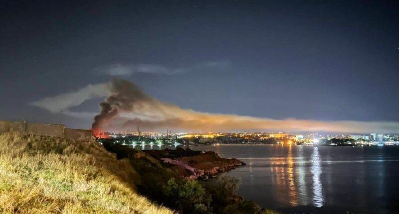 Пожежа у Криму
