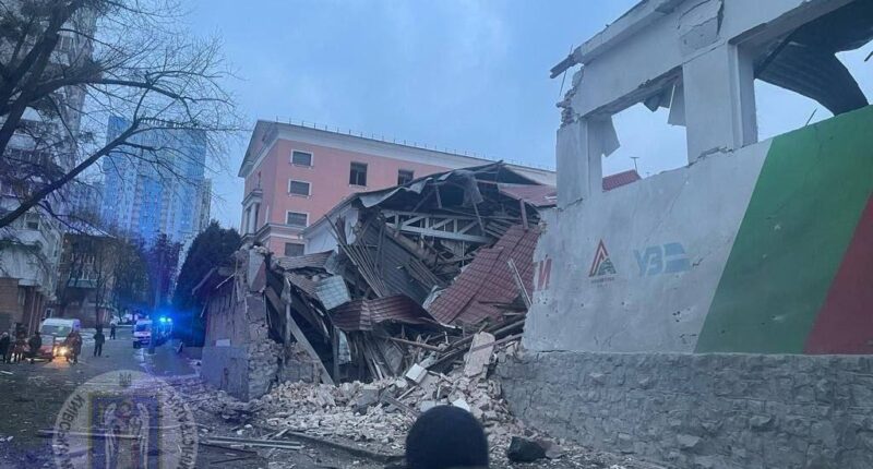 Наслідки обстрілу Києва