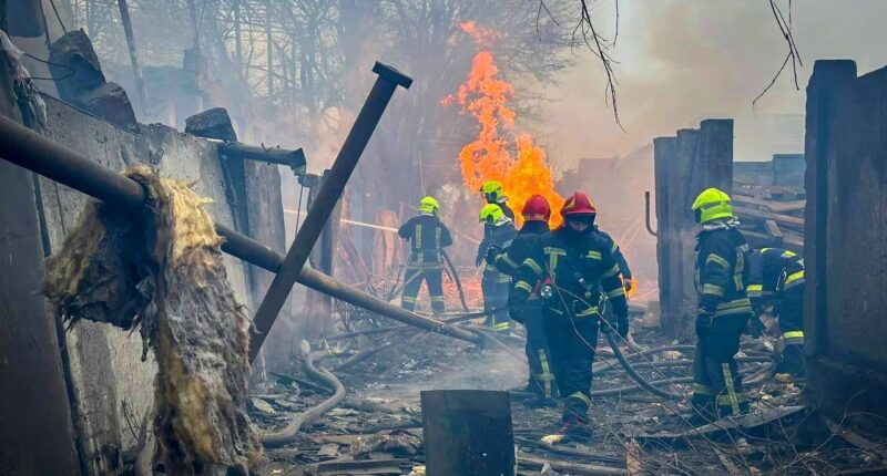 Наслідки обстрілу Одеси