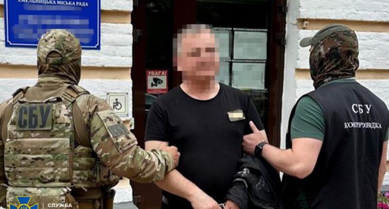 затримання російського агента у Хмельницьку