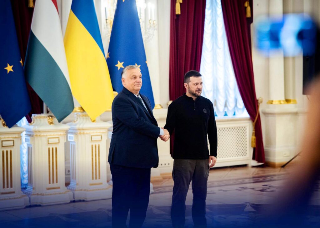 Прем'єр-міністр Угорщини Віктор Орбан та президент України Володимир Зеленський