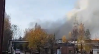 Пожежа на заводі біля Москви