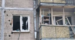 наслідки атаки безпілотників на Київ