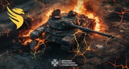 Прикордонники показали, як знищили ворожий танк та систему РЕБ на Донеччині