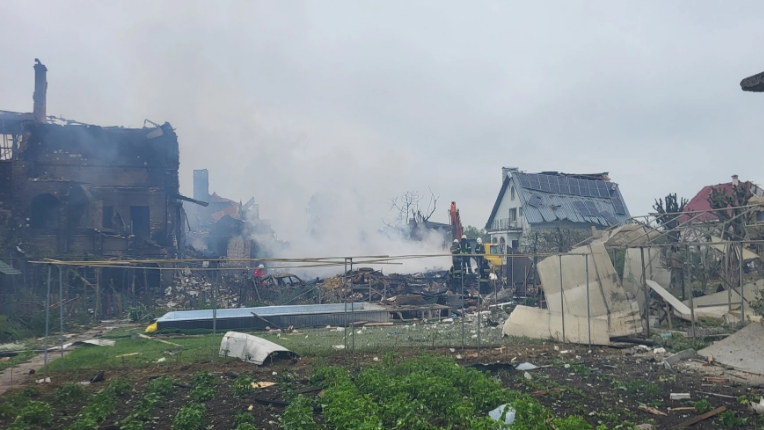 Наслідки атаки РФ на Київщині