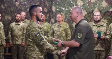 Нагородили прикордонників на передовій