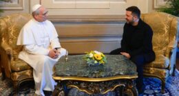 Президент України Володимир Зеленський зустрівся із Папою Римським Левом ХІV