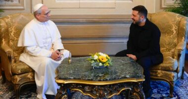 Президент України Володимир Зеленський зустрівся із Папою Римським Левом ХІV