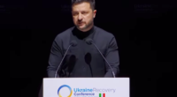Президент України Володимир Зеленський на Конференції з відновлення України