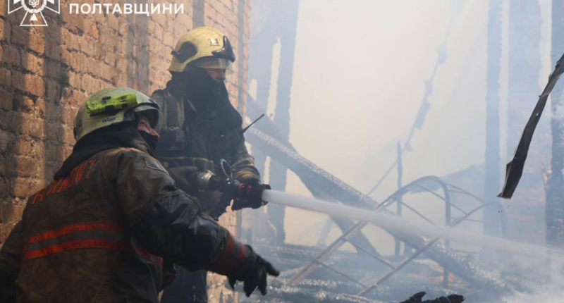 Обстріл ТЦК на Полтавщині