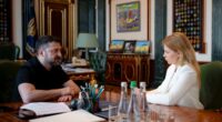 Президент України Володимир Зеленський та колишня віце-прем'єрка Ольга Стефанішина