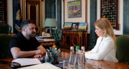 Президент України Володимир Зеленський та колишня віце-прем'єрка Ольга Стефанішина