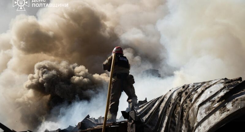 атака безпілотників на Полтаву