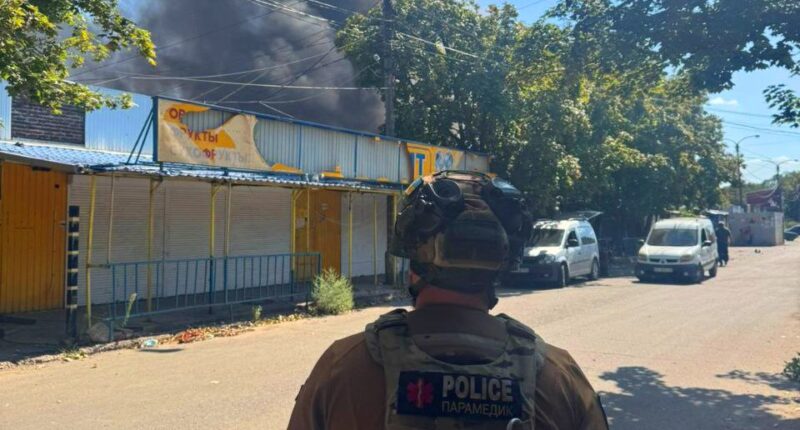 Наслідки обстрілу Костянтинівки на Донеччині