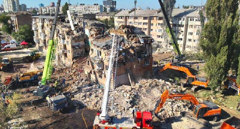 Наслідки обстрілу Києва