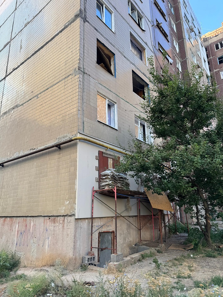 Внаслідок обстрілу РФ Костянтинівка залишилася без газу, пошкоджена розподільча станція 2