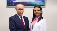 Російський диктатор Володимир Путін і очільницю Гагаузії Євгенія Гуцул
