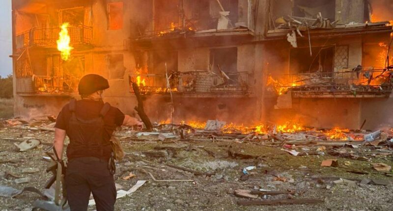 Наслідки обстрілу Костянтинівки