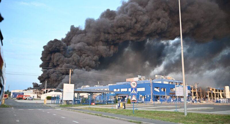 удар РФ по Мукачево