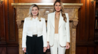 Зеленська зустрілася з Меланією Трамп