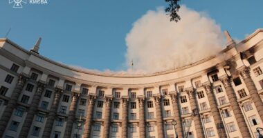 масована атака на Київ