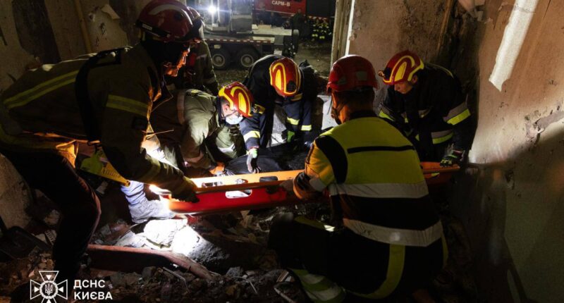 троє загиблих внаслідок атаки РФ у Києві