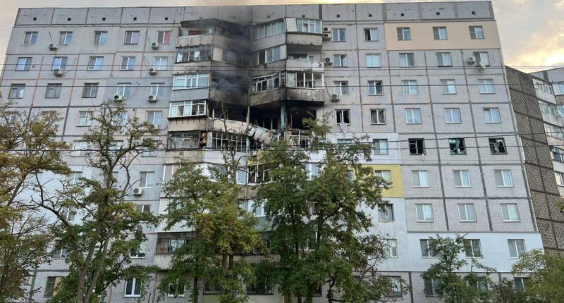 Наслідки обстрілу Херсона