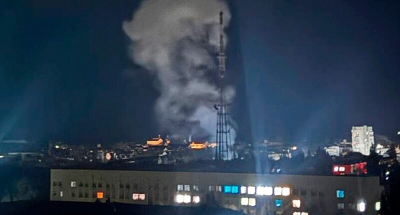 Удар по телевежі