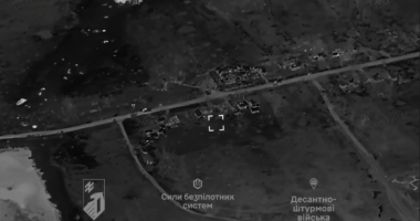 Знищення колони окупантів.