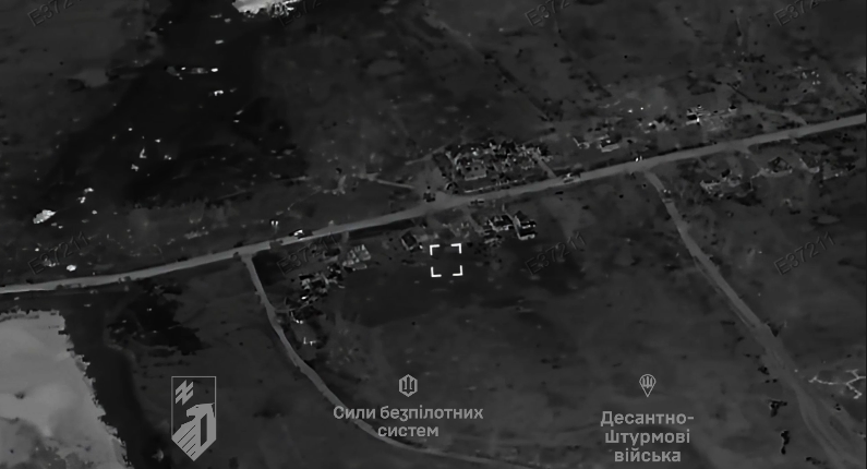 Знищення колони окупантів.