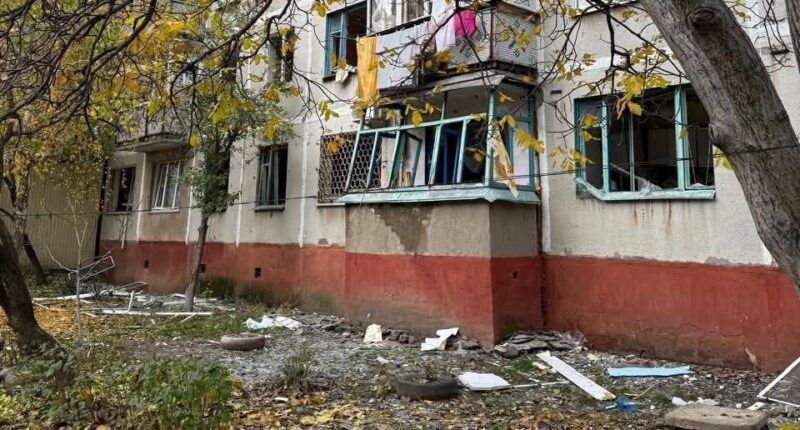 Наслідки обстрілу Слов'янска