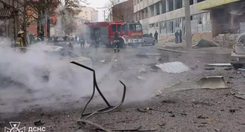 Місце удару в Харкові