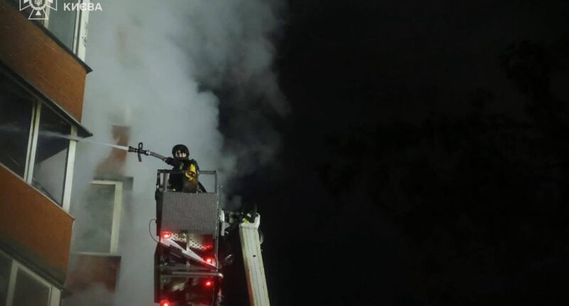 масована атака на Київ