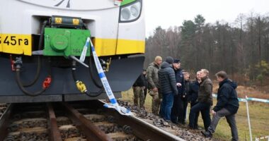 Дональд Туск на місці диверсії
