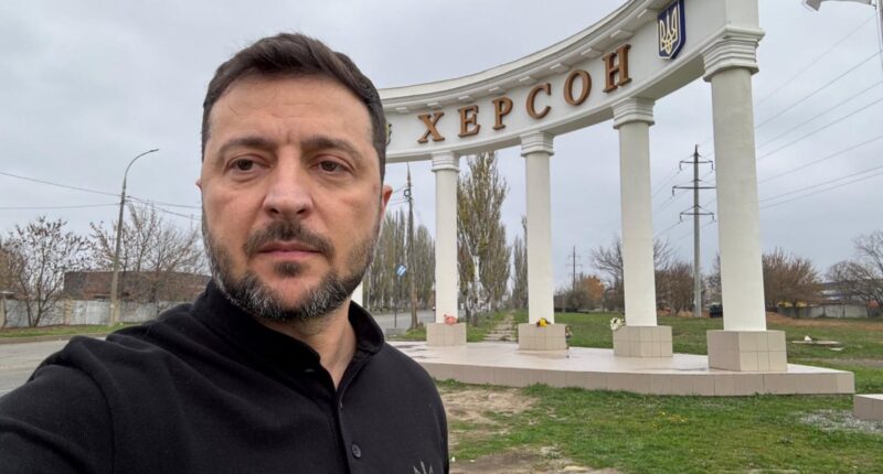 Зеленський в Херсоні