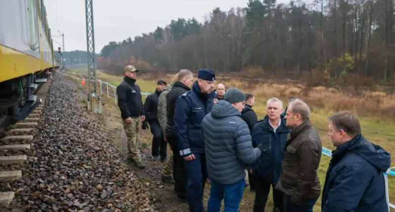 Місце диверсії.