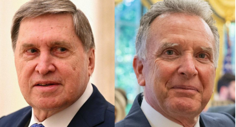 Помічник російського диктатора Юрій Ушаков і спецпосланець президента США Стів Віткофф