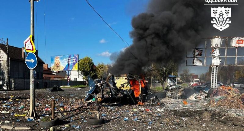 удар по Чорноморську