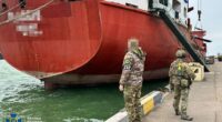 В Одеському порту СБУ арештувала судно “тіньового флоту” РФ