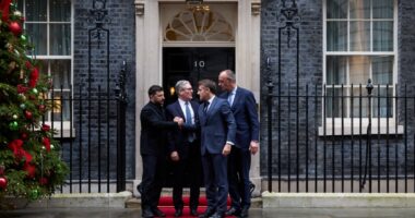 Зеленський з європейськими лідерами