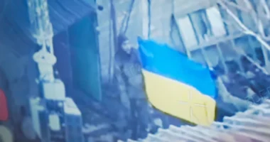 Український прапор в Покровську